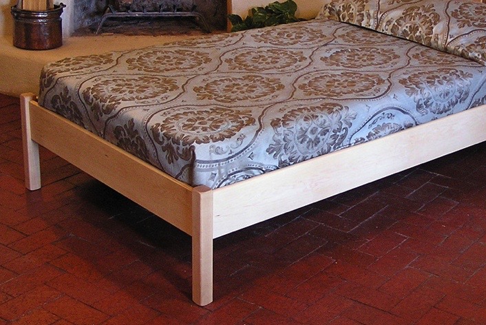 Nomad furniture taos sleigh platform bed