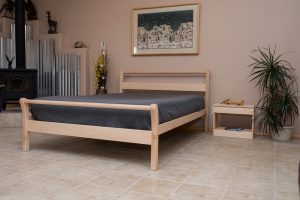 Nomad furniture taos sleigh platform bed
